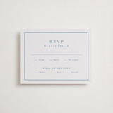 Hydrangea bloom Letterpress RSVP Cards