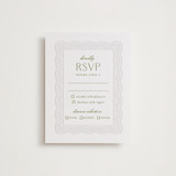 Chantilly Letterpress RSVP Cards