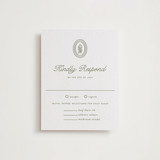 Court Letterpress RSVP Cards