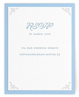 Letterpress RSVP Online Enclosure Cards