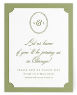 Darcy Letterpress RSVP Online Enclosure Cards