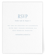 Hamptons Letterpress RSVP Online Enclosure Cards
