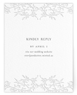 Letterpress RSVP Online Enclosure Cards