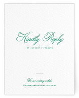 Keepsake Letterpress RSVP Online Enclosure Cards