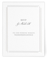 Clarion Letterpress RSVP Online Enclosure Cards