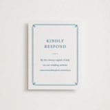 Fleur Corner Letterpress RSVP Online Enclosure Cards