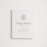 Court Letterpress RSVP Online Enclosure Cards