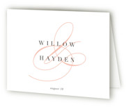 ampersand love 2 Letterpress Wedding Thank You Cards