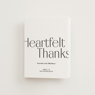 Ginza Letterpress Wedding Thank You Cards