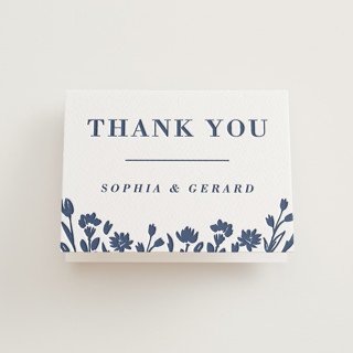Pressed Frame Letterpress Wedding Thank You Cards