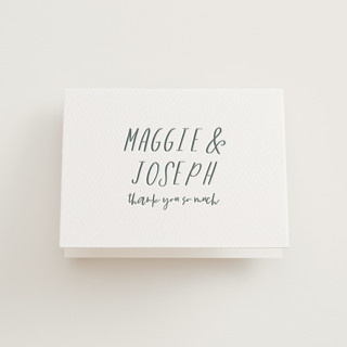 Adore Letterpress Wedding Thank You Cards