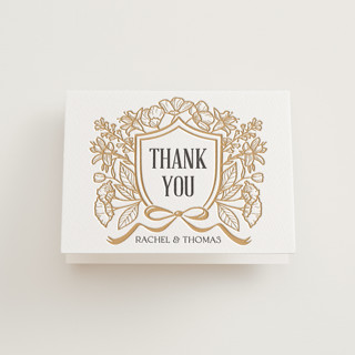 Spellbound Letterpress Wedding Thank You Cards