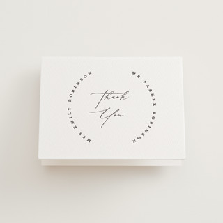 Paradox Letterpress Wedding Thank You Cards