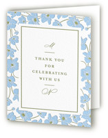 Anemones Letterpress Wedding Thank You Cards
