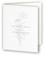 shiruko Letterpress Wedding Thank You Cards