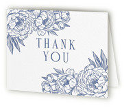 Botanical Dream Letterpress Wedding Thank You Cards