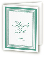 Archer Letterpress Wedding Thank You Cards