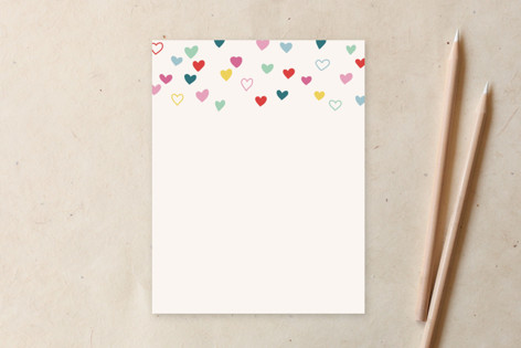 Little Hearts Stationery Non-Customizable Stationery