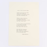 I Like to See it Lap the Miles Poem Original Original Drawings