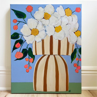 Butterscotch Bouquet Original Painting