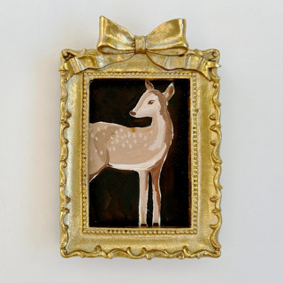 Miniature Deer Original Painting