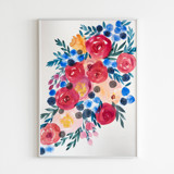 Blossom breeze watercolor painting Original Painting