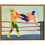 Air Lucha Original Painting