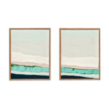 Foggy Banks Diptych (Art Pair) Original Painting