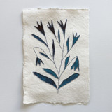 Indigo Wildflower Original Painting