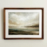 Misty Bay Watercolor Original Painting