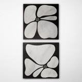 Abstract Foliage | 12" x 12" | Set of 2 Original Painting