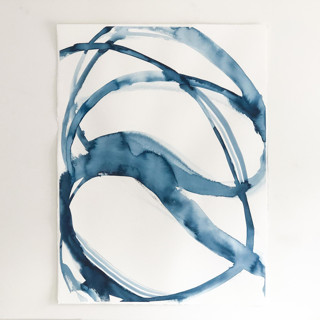 Indigo Plant Cell 11 Original Painting