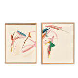 Tropical Views Diptych Original Painting