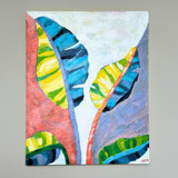 Under the Banana Leaves Original Painting