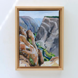 Distant River - The Black Canyon of the Gunnison in Colorado Original Painting