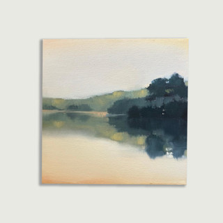 Middle Lake Original Painting