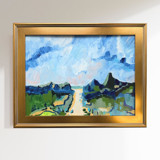 Baker's Pasture, Through the Dunes Original Painting