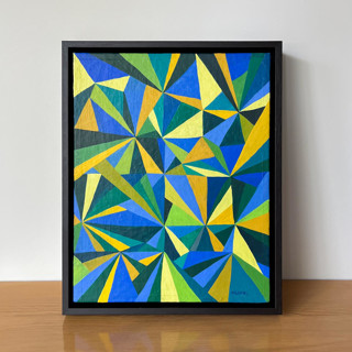 Blue + Green Original Painting