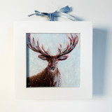 Winter Deer, original a... by Carol C. Young