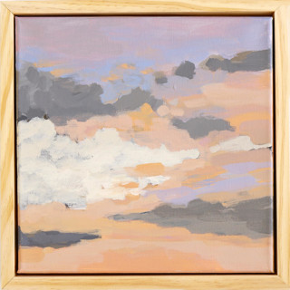 Orange Sunset Original Painting