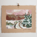 Wintry Road 2 Original Painting