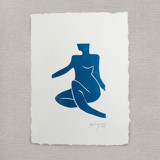 Lady in Blue Original Painting