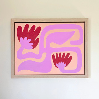 Shared Stem- Original Acrylic Painting Original Painting