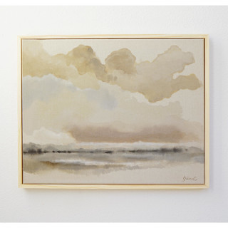 Distance Under Cloudy Sky Original Painting