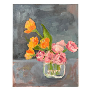 Cut Flowers Still Life #1 Original Painting