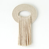 Macrame wall hanging- Medium Ivory Crest Original Painting