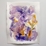 A Purple Moment, Floral Painting Original Painting