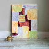 Stitched Together Original Painting