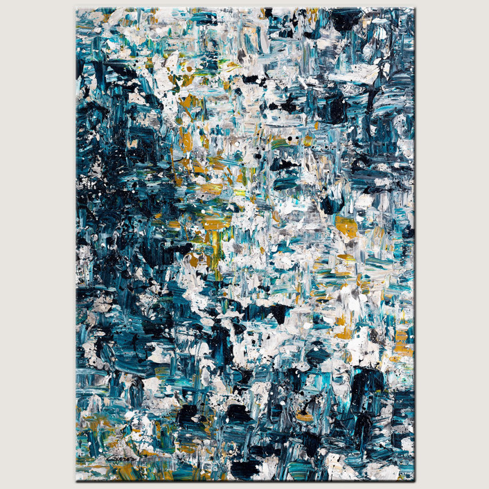 Niagara Falls | Abstract Painting on Canvas Original Painting by Carmen ...