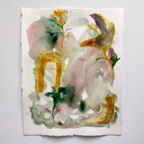 The Garden Gate, Floral Painting Original Painting